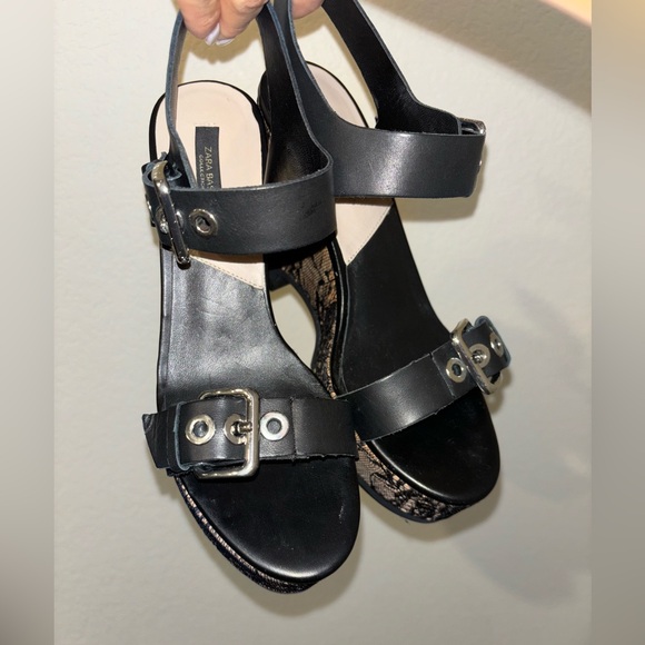 NEW in box Zara Lace Wedge - Picture 5 of 5